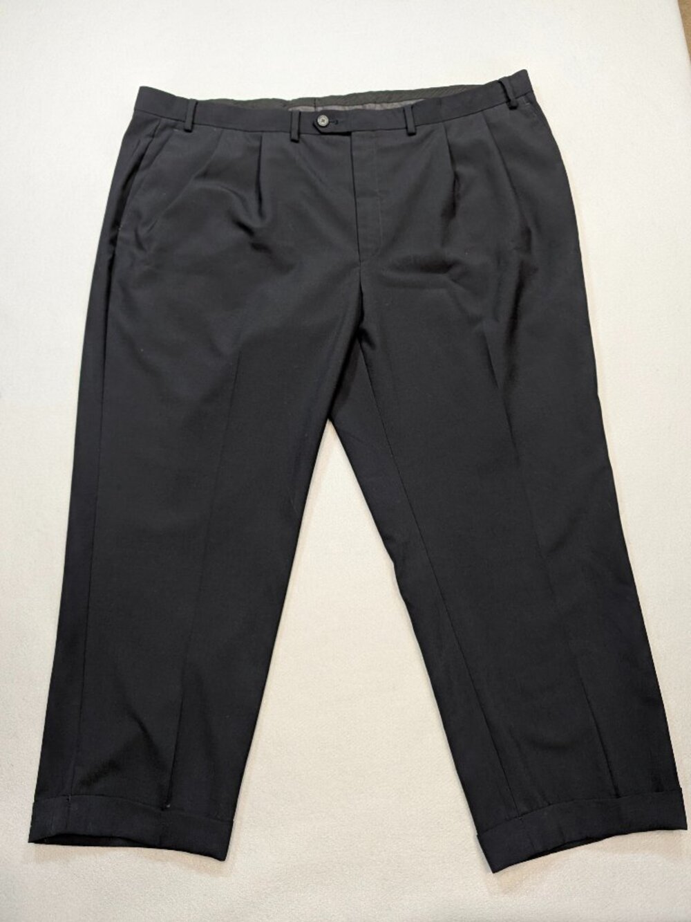 Lauren Ralph Lauren Black Cropped Cuffed Dress Pants Women's 40x20